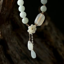 Load image into Gallery viewer, Natural White Jade Luck Bracelet
