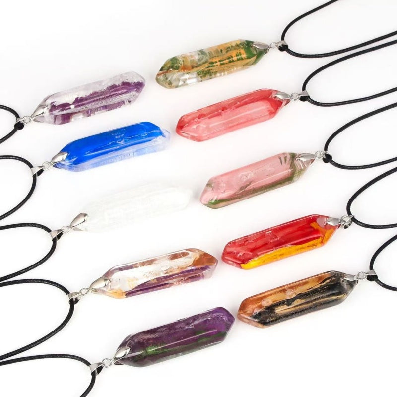 Ethereal Crystal Spectrum Pendant