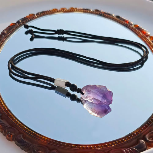 Soumra Raw Crystal Shard Guardian Necklaces
