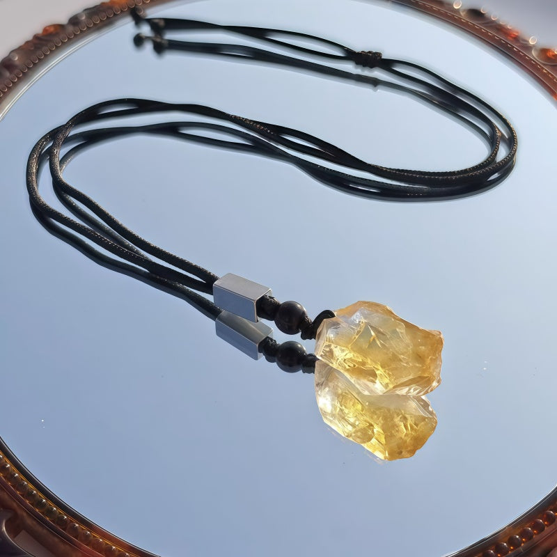 Soumra Raw Crystal Shard Guardian Necklaces