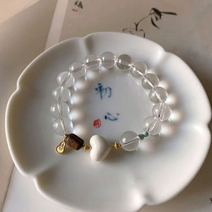 Soumra Clear Quartz Pure Intention Bracelet