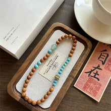 Load image into Gallery viewer, Soumra Sandalwood &amp; Turquoise Calm Flow Bracelet