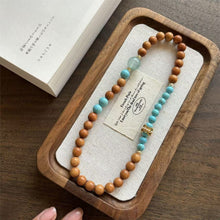 Load image into Gallery viewer, Soumra Sandalwood &amp; Turquoise Calm Flow Bracelet