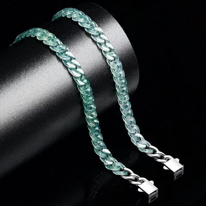 Soumra Jadeite Flow Prosperity Bracelet