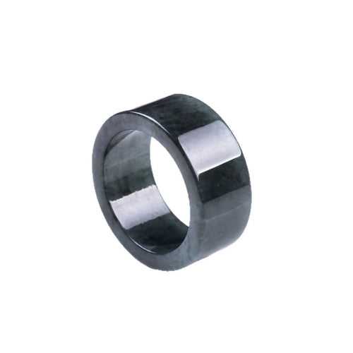 Soumra Jadeite Calm Prosperity Signet Ring