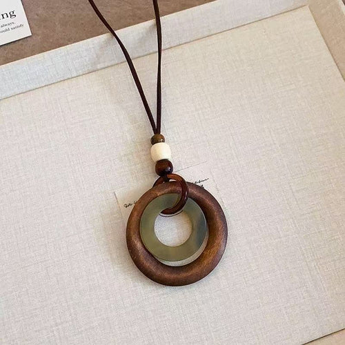 Soumra Earthen Cycle Layered Pendant