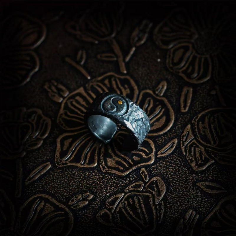 Soumra "Yin-Yang Balance" Adjustable Copper Ring