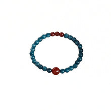 Load image into Gallery viewer, Soumra Azure Vitality Dual-Tone Crystal Bracelet