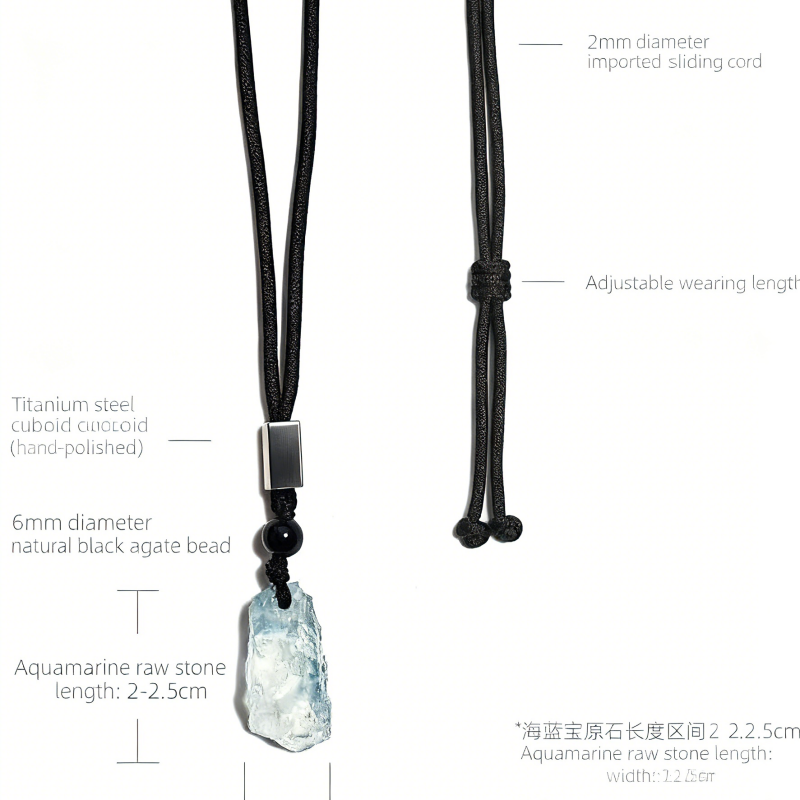 Soumra Raw Crystal Shard Guardian Necklaces